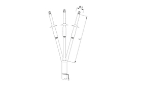 Cellpack Innenraumendverschluss 3-Leiter 36kV CHESK-3I(A) #309810