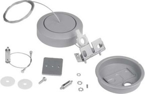 Siteco Einseil-Abhängung weiß 5MN91102