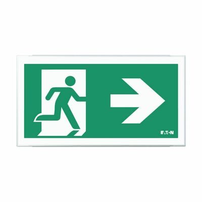 Ceag Notlichtsysteme LED-Rettungszeichenleuchte 1-8h, Piktos, Wand FT2EW4ICGL18