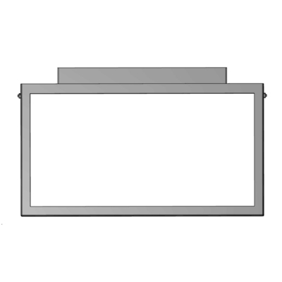 Ceag Notlichtsysteme Metallblende silber FT3EC-MC-S