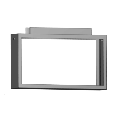 Ceag Notlichtsysteme Metallblende silber FT3EC-MC-S