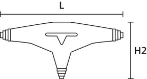 HellermannTyton Abzweigmuffe 5x16_5x10 Gießharz T-2 PUR33-GN-SF