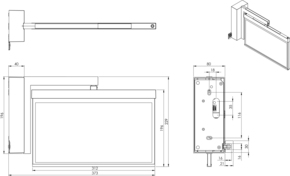 RP-Technik Rettungszeichenleuchte 1h Wireless eds-opt. AXWA401WL-E