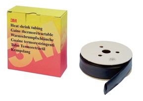 3M Deutschland Warmschrumpfschlauch Rolle 2,4/1,2mm,sw,dünnw. HSR 2,4/1,2 sw