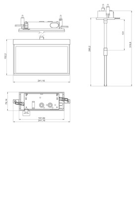 RP-Technik Rettungszeichenleuchte EB 3h, WL, weiß AMCP403WL