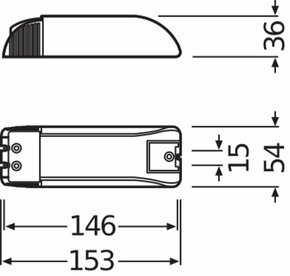 Osram BETRIEBSGERÄTE Elektronischer Trafo HTM150/230-240