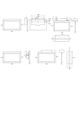 RP-Technik LED-Rettungszeichenleuchte EB 3h, SC, anthr. AMC403SC-AZ
