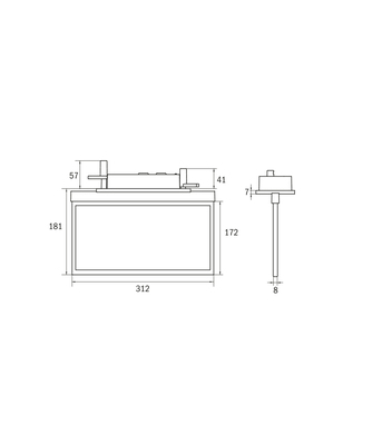 RP-Technik LED-Rettungszeichenleuchte EB 3h, SC, eds-opt. AXC403SC-E
