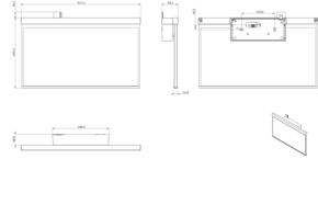RP-Technik LED-Rettungszeichenleuchte EB 1h, SC GABW401SC