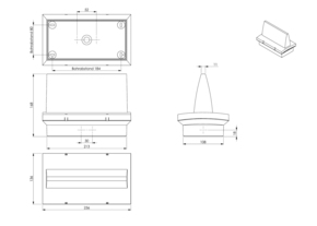 RP-Technik LED-Rettungszeichenleuchte EB 3h, SC PMD403SC