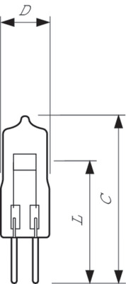Philips Lighting Projektionslampe 6V/20W G4 7388