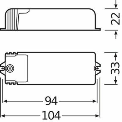 Osram BETRIEBSGERÄTE Elektronischer Trafo HTN 75/230-240 I