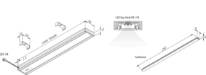 Hera LED Top-Stick FK 600mm ww 61001424202