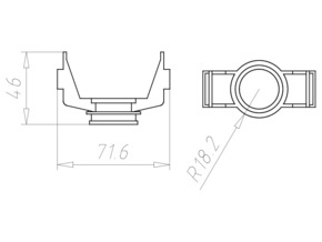Kaiser Betonbau Prefix-Adapter 1-tlg.D=25mm 1211-25