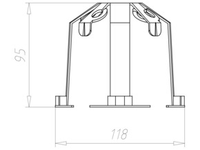 Kaiser Abstandhalter DA68mm-80mm 9310-10