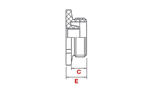 Plica Reduktion M40/M32 PA6/GFK lichtgrau 907005443