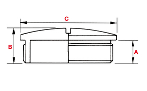 Plica Blindstopfen lichtgrau 907215612