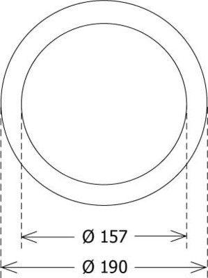 LTS Licht&Leuchten Deckenverstärkungsring BIXX ZDVR 0157