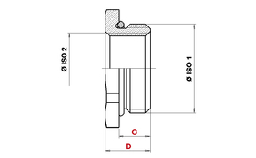 Plica Reduktion M32/M20 Messing vern 916102634