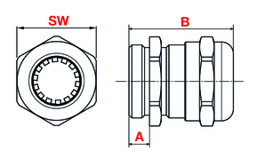 Plica Kabelverschraubung M50 (22-35) (25-35) 924309119