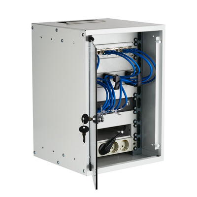 EFB-Elektronik Wandgehäuse Set 10Zoll 9HE WGB-1009GR.30-SET1