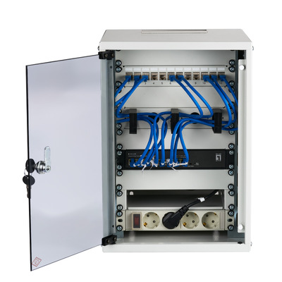 EFB-Elektronik Wandgehäuse Set 10Zoll 9HE WGB-1009GR.30-SET1