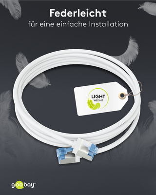 Goobay Patchkabel U/FTP Cat6 Ultraflexibel,slim,w 74337