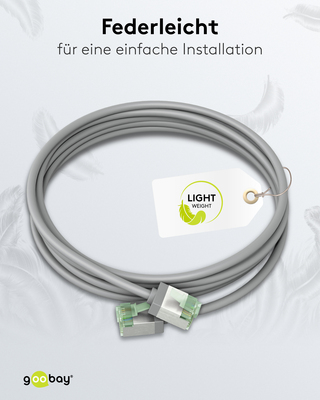 Goobay Patchkabel U/FTP Cat8.1 Ultraflexibel,slim,g 74345