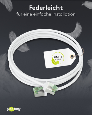 Goobay Patchkabel U/FTP Cat8.1 Ultraflexibel,slim,w 74363