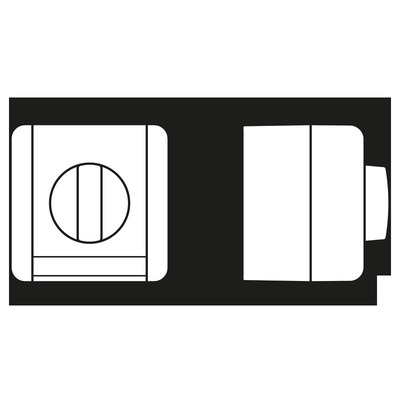 Jung Jalousie-Drehschalter 10AX 250V 2-pol. 834.20 W