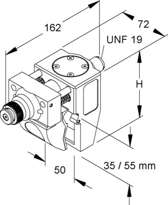 Niedax Ausklinkwerkzeug Leitungsschutzkanäle W-ALS 50X35