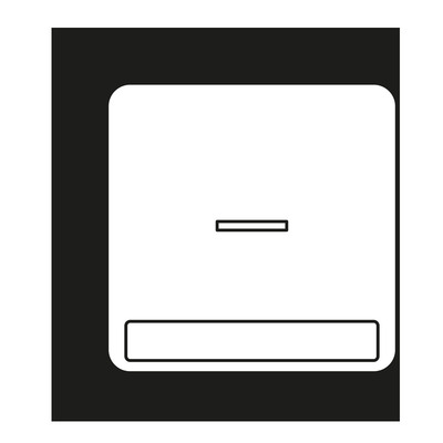 Jung Wippe Licht./Schriftf.br für Taster CD 590 NAKO5 BR