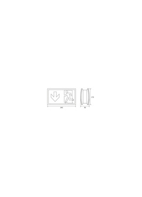 RP-Technik Sicherheitsleuchte EB 8h KCD418SC