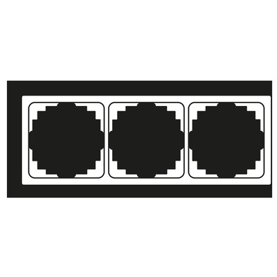 Jung Rahmen 3-fach gr waage/senkrecht CD 583 K GR