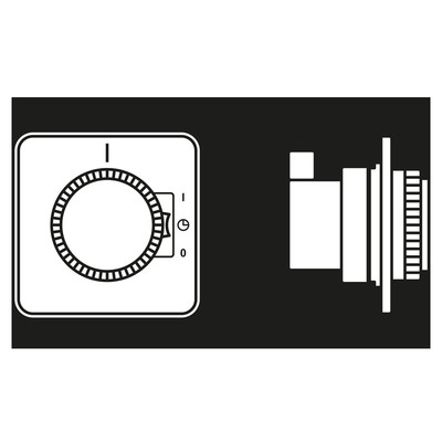 Jung Schaltuhr weiß Synchronmotorantrieb CD 5024