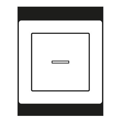 Jung Abdeckung Lichtleiter weiß für Taster AS 590 KO5