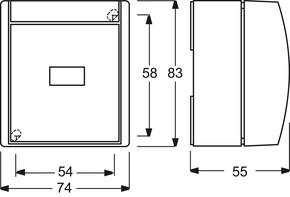 Busch-Jaeger Wipptaster,mit Beleuchtung 2621 WGL-54