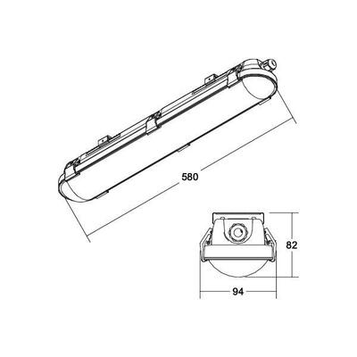 Brumberg Leuchten LED-Notlichtlichtleuchte EB 3h 78911114
