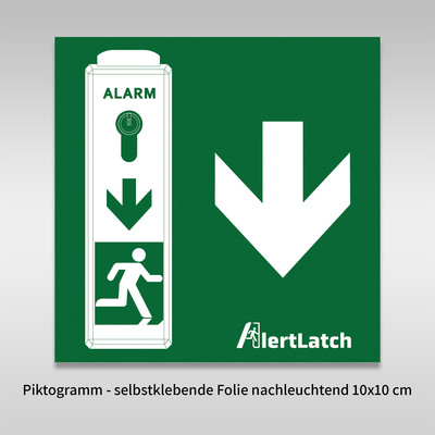 Fischer Einhandtürwächter mit Voralarm TWU110