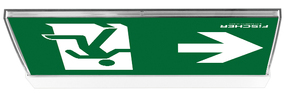 Fischer LED-Rettungszeichenleuchte 27m,IP54 F1-UE83.V5