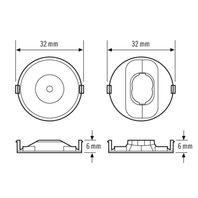 ESYLUX Ersatzlinsen m. Linsenabdeck. ELH-2 RM #EN00080098