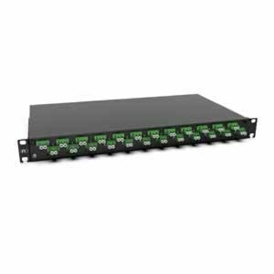 Rutenbeck Spleissbox 24xLC-D OS2APC gn schwarz 228030424-01