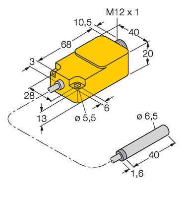 Turck Sensor induktiv BI1.5-EH6 #1533010