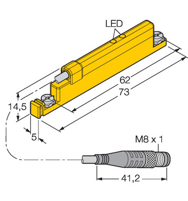 Turck Linearwegsensor WIM45-UNTL #1536620