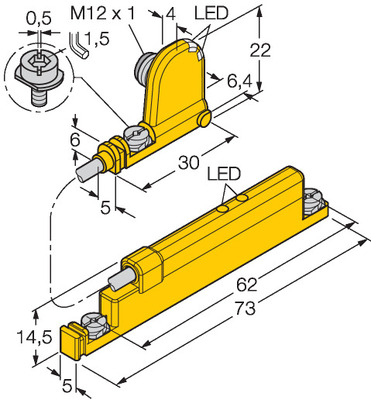 Turck Linearwegsensor WIM45-UNT #1536623
