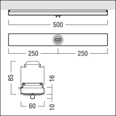Zumtobel Group Sicherheitsleuchte weiß RESPRO TEC #42191122