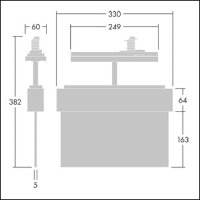 Thorn Sicherheitszeichenleuchte weiß VOYAGER BL #96636571