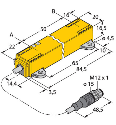 Turck Induktiver Linearwegsensor LI50P1-Q1 #1590741