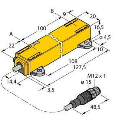 Turck Induktiver Linearwegsensor LI100P1-Q #1590742