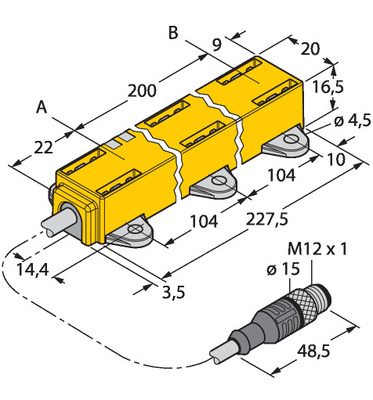 Turck Induktiver Linearwegsensor LI200P1-Q #1590744